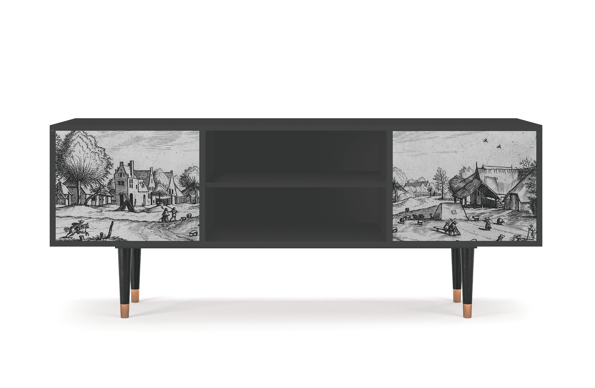 Sideboard – STORYZ – T2 Country Village – Antracite Sideboard - STORYZ - T2 Country Village - Antracite