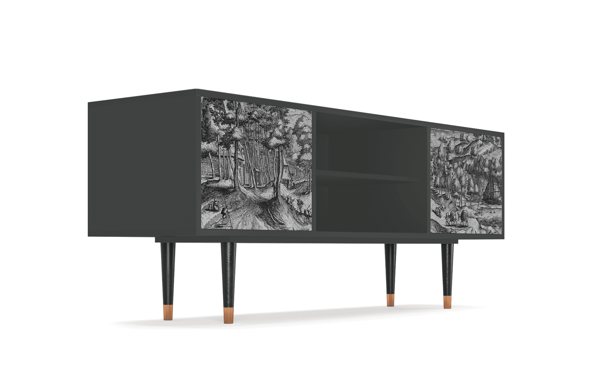 Sideboard – STORYZ – T2 Rusticorum – Antracite Sideboard - STORYZ - T2 Rusticorum - Antracite