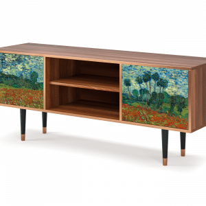Sideboard - STORYZ - T2 Poppy field by van Gogh - Walnut
