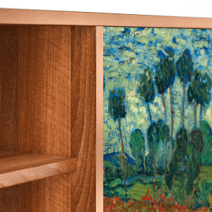 Sideboard - STORYZ - T2 Poppy field by van Gogh - Walnut