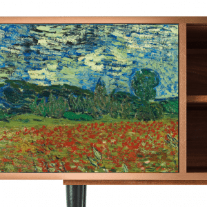 Sideboard - STORYZ - T2 Poppy field by van Gogh - Walnut