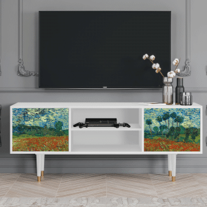 Sideboard - STORYZ - T2 Poppy field by van Gogh - White