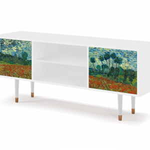 Sideboard - STORYZ - T2 Poppy field by van Gogh - White