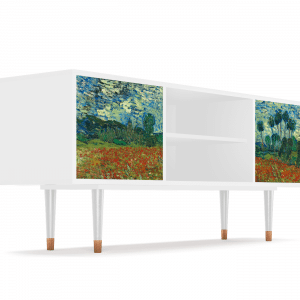 Sideboard - STORYZ - T2 Poppy field by van Gogh - White