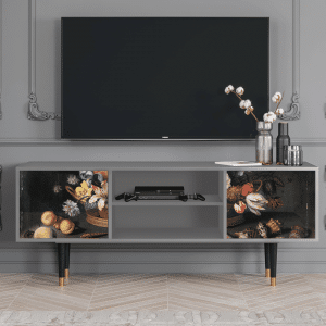 Sideboard - STORYZ - T2 Still Life with Flowers - Grey