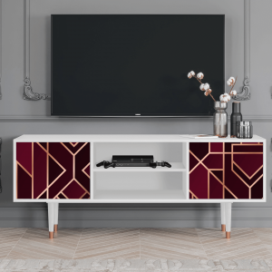 Sideboard - STORYZ - T2 Burgundy Jewelery - White