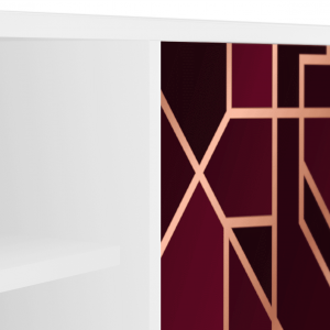 Sideboard - STORYZ - T2 Burgundy Jewelery - White