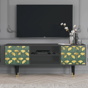 Sideboard - STORYZ - T2 Gingko leaves - Antracite