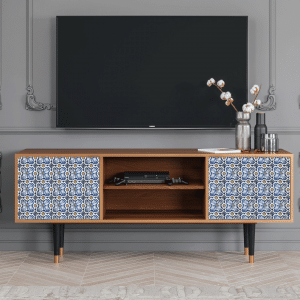 Sideboard - STORYZ - T2 Lovely Cornflowers - Walnut