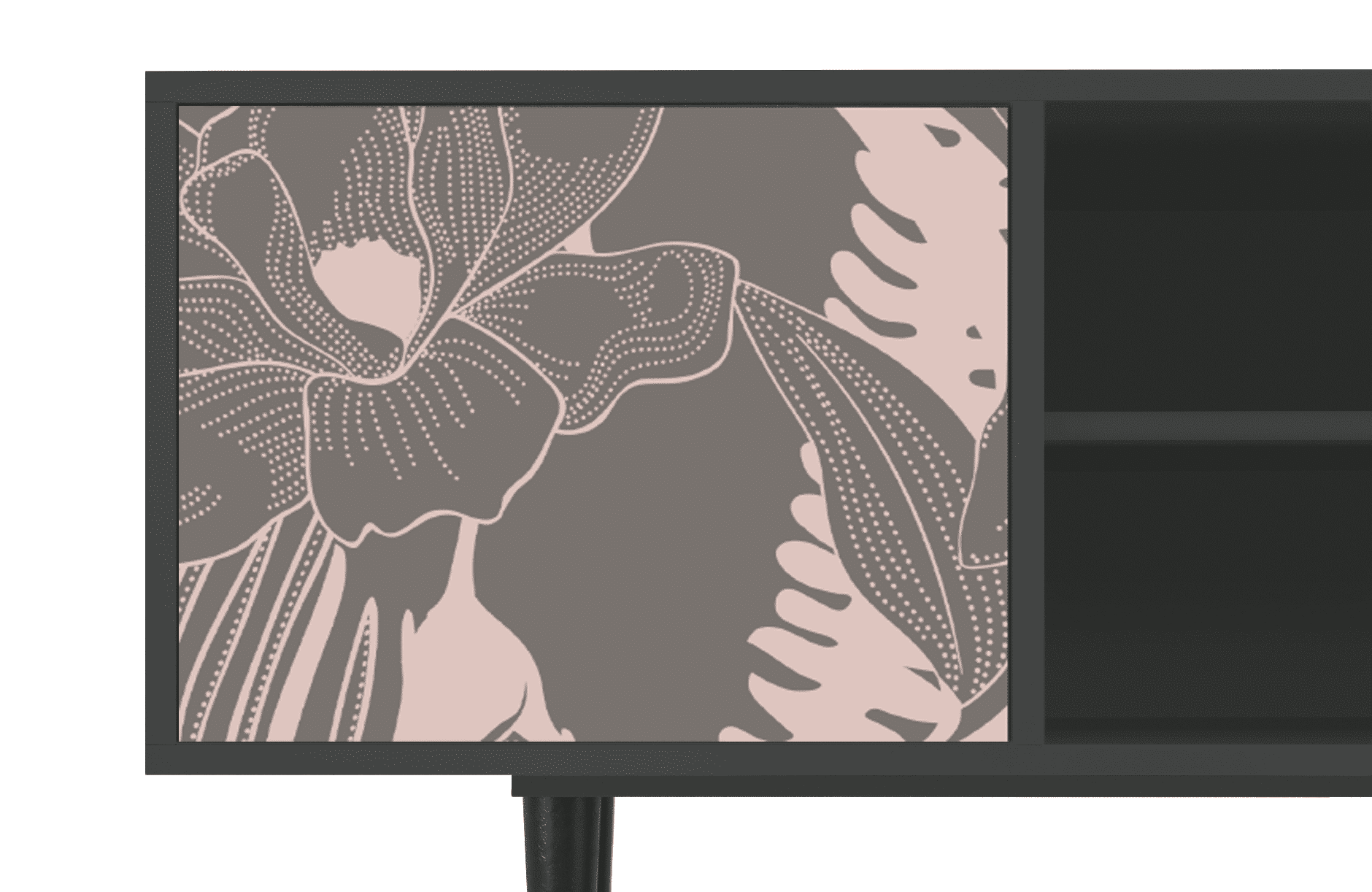 Sideboard – STORYZ – T2 Issabelline Flower – Antracite Sideboard - STORYZ - T2 Issabelline Flower - Antracite