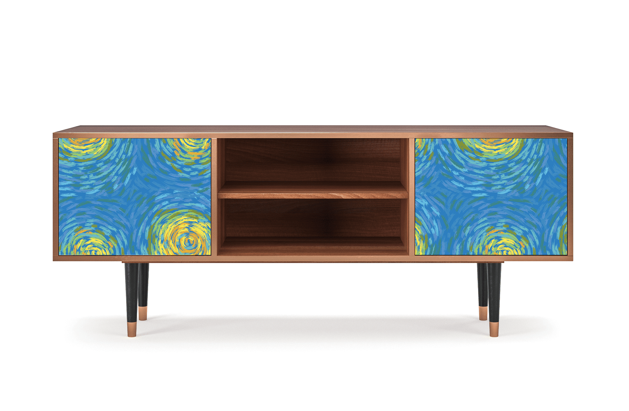 Sideboard – STORYZ – T2 Van Gogh Lights – Walnut Sideboard - STORYZ - T2 Van Gogh Lights - Walnut