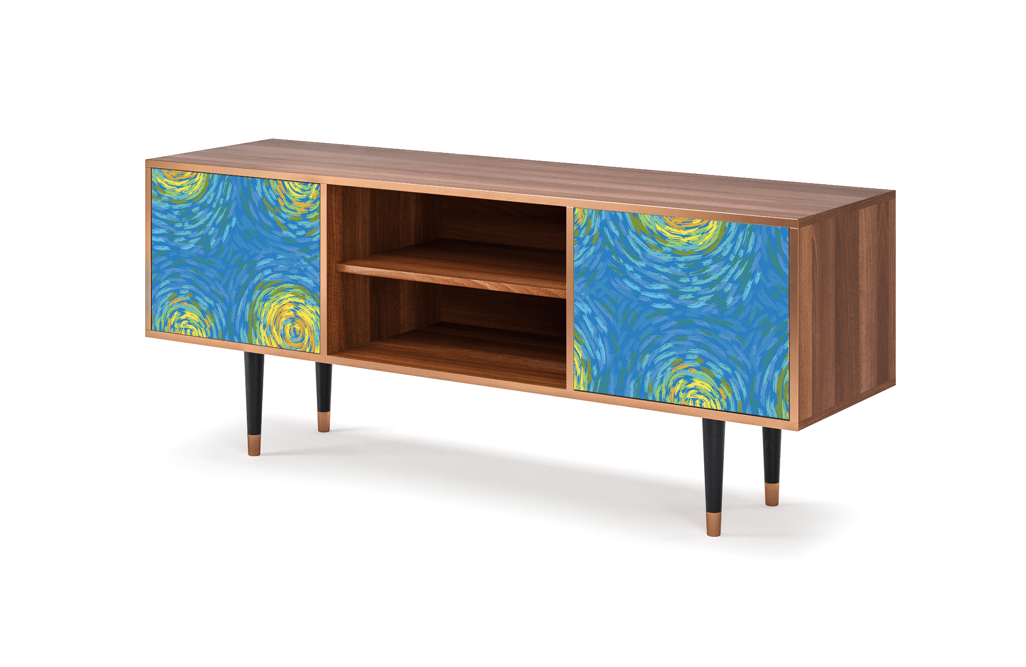 T2_94_001 Sideboard - STORYZ - T2 Van Gogh Lights - Walnut
