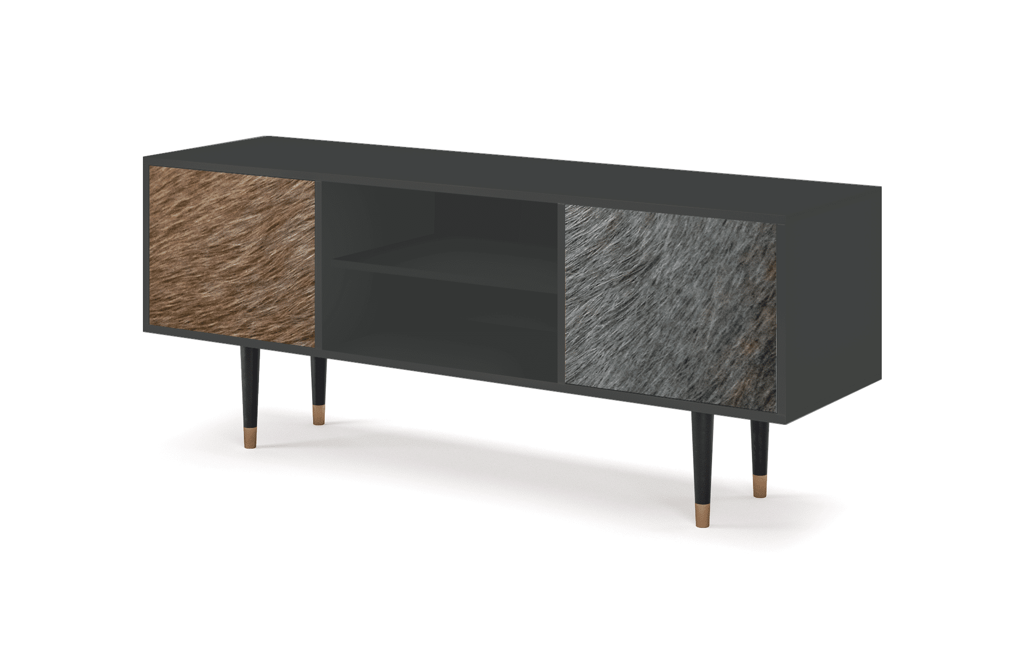 T2_96_003 Sideboard - STORYZ - T2 Peanut Hair - Antracite