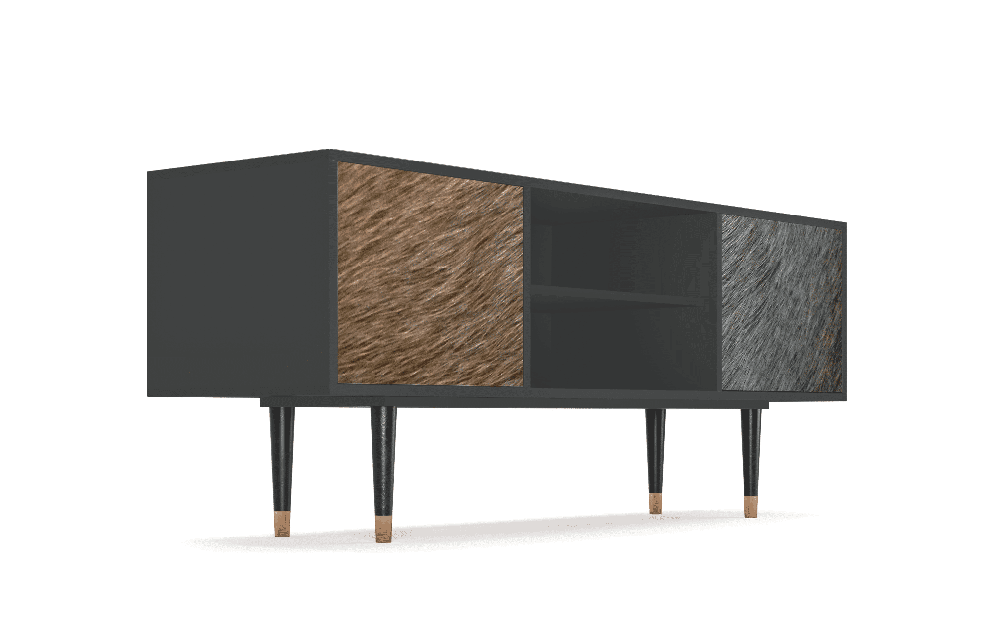 Sideboard – STORYZ – T2 Peanut Hair – Antracite Sideboard - STORYZ - T2 Peanut Hair - Antracite