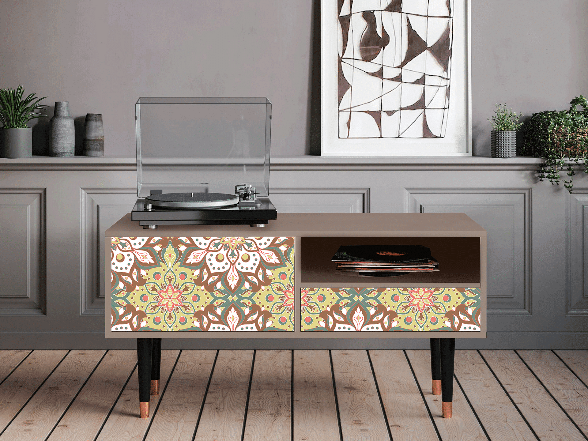 Sideboard - STORYZ - T3 Chinese Tea - Latte Sideboard - STORYZ - T3 Chinese Tea - Latte