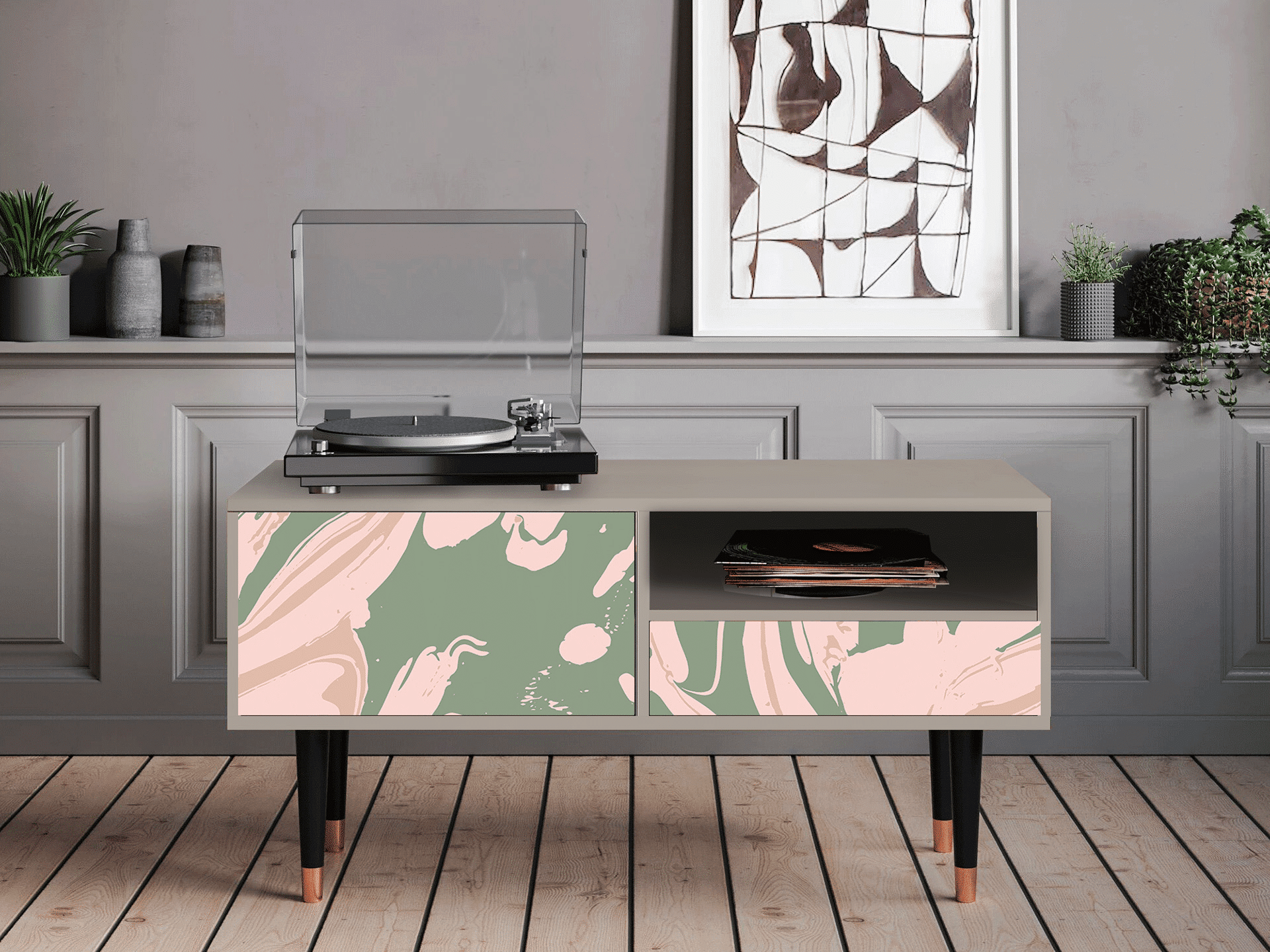 Sideboard - STORYZ - T3 Aquarelle - Sand Sideboard - STORYZ - T3 Aquarelle - Sand