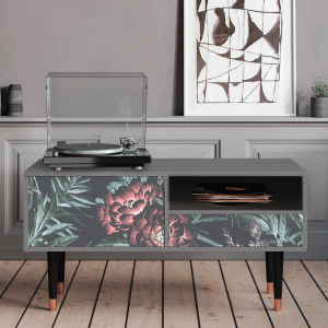 Sideboard - STORYZ - T3 Dark Peonies - Grey