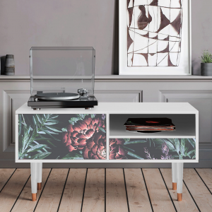Sideboard - STORYZ - T3 Dark Peonies - White