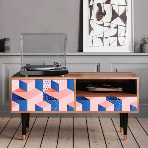 Sideboard - STORYZ - T3 Pinky Squares - Walnut