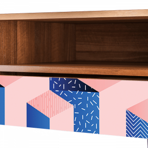 Sideboard - STORYZ - T3 Pinky Squares - Walnut