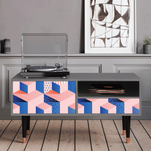 Sideboard - STORYZ - T3 Pinky Squares - Grey