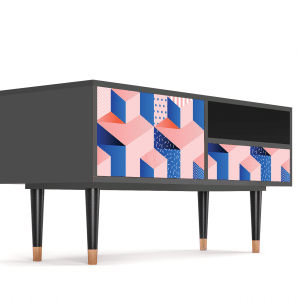 Sideboard - STORYZ - T3 Pinky Squares - Antracite