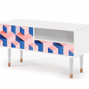 Sideboard - STORYZ - T3 Pinky Squares - White