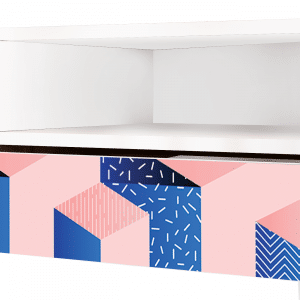 Sideboard - STORYZ - T3 Pinky Squares - White