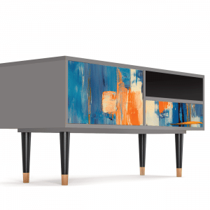 Sideboard - STORYZ - T3 Abstract Expressionism - Grey