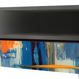Sideboard - STORYZ - T3 Abstract Expressionism - Antracite