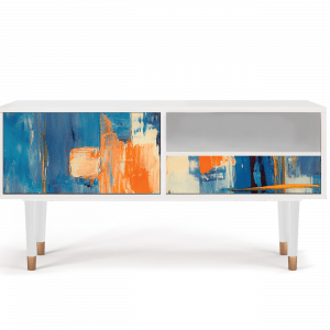 Sideboard - STORYZ - T3 Abstract Expressionism - White