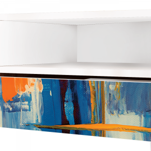 Sideboard - STORYZ - T3 Abstract Expressionism - White