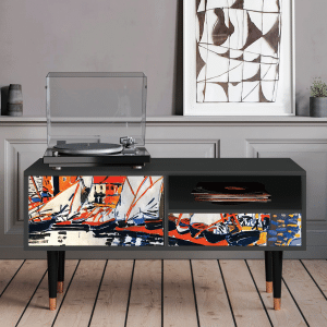 Sideboard - STORYZ - T3 Le Séchage des voiles  - Antracite