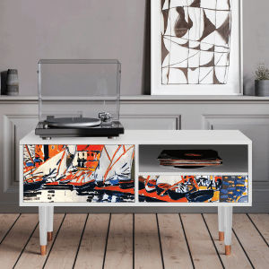 Sideboard - STORYZ - T3 Le Séchage des voiles  - White