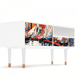 Sideboard - STORYZ - T3 Le Séchage des voiles  - White