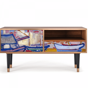 Sideboard - STORYZ - T3 The Port of Collioure
 - Walnut