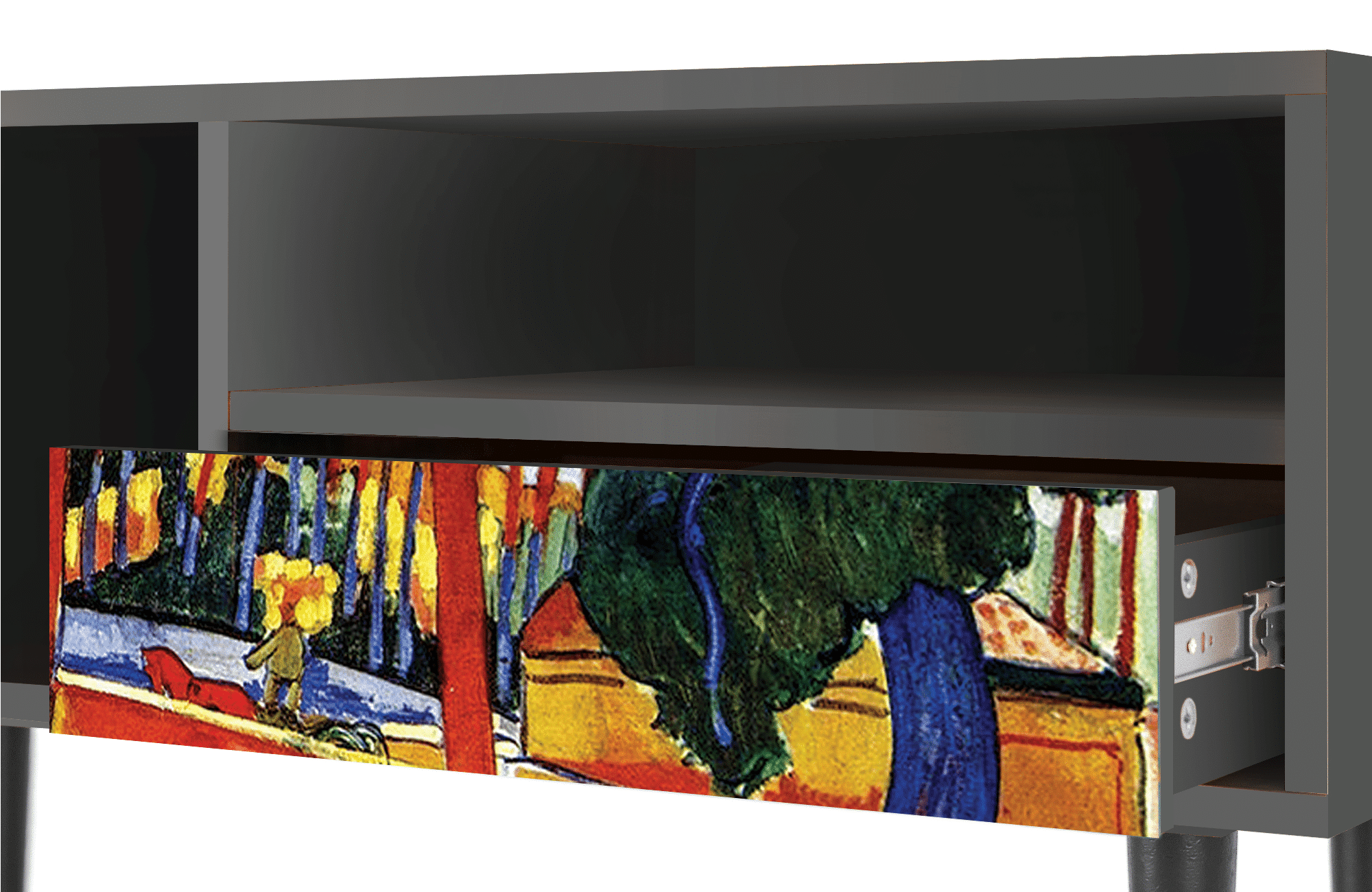 Sideboard – STORYZ – T3 The Turning Road – Antracite Sideboard - STORYZ - T3 The Turning Road - Antracite