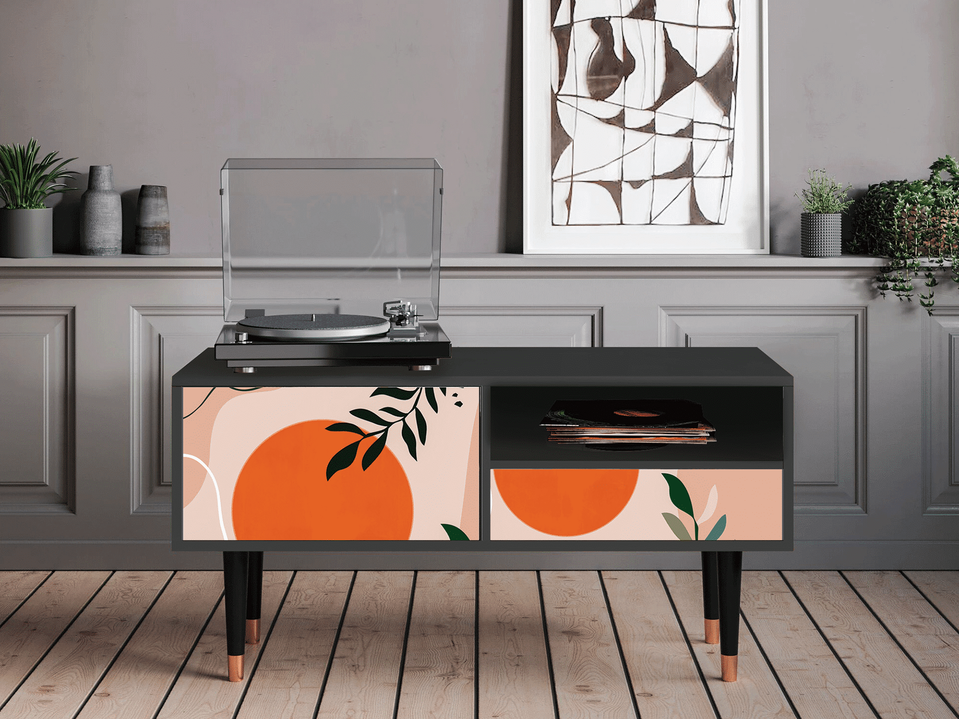 Sideboard - STORYZ - T3 Artwork - Antracite Sideboard - STORYZ - T3 Artwork - Antracite