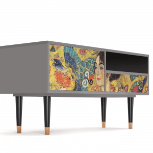 Sideboard - STORYZ - T3 Lady with Fan by Klimt - Grey
