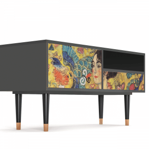 Sideboard - STORYZ - T3 Lady with Fan by Klimt - Antracite