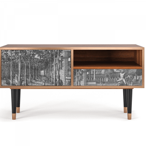 Sideboard - STORYZ - T3 View of the Piazza - Walnut