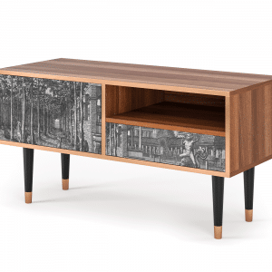 Sideboard - STORYZ - T3 View of the Piazza - Walnut