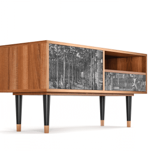 Sideboard - STORYZ - T3 View of the Piazza - Walnut
