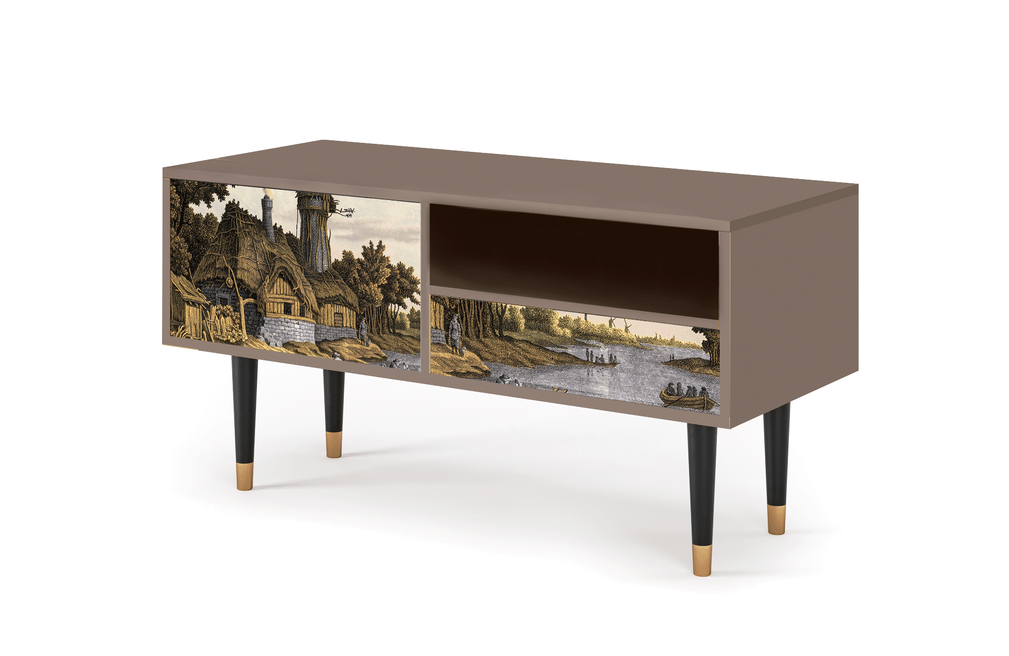 T3_164_004 Sideboard - STORYZ - T3 Mill along a River - Latte