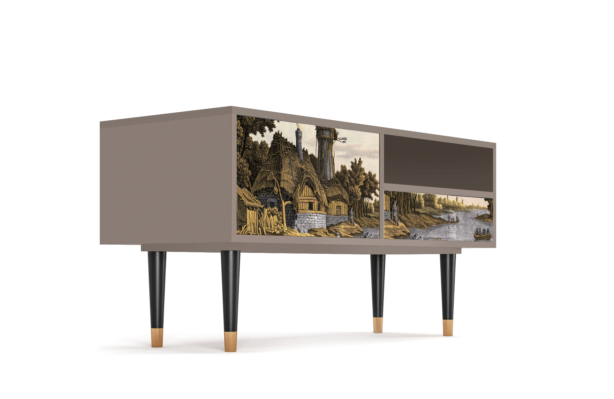Sideboard – STORYZ – T3 Mill along a River – Latte Sideboard - STORYZ - T3 Mill along a River - Latte