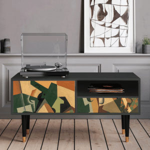 Sideboard - STORYZ - T3 Glass and Checkerboard - Antracite