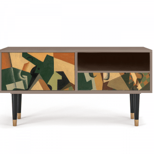 Sideboard - STORYZ - T3 Glass and Checkerboard - Latte