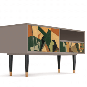 Sideboard - STORYZ - T3 Glass and Checkerboard - Latte
