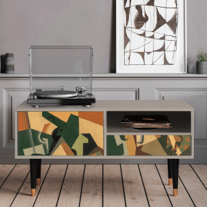 Sideboard - STORYZ - T3 Glass and Checkerboard - Sand
