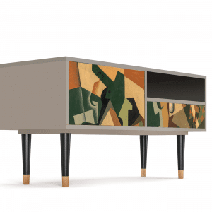 Sideboard - STORYZ - T3 Glass and Checkerboard - Sand